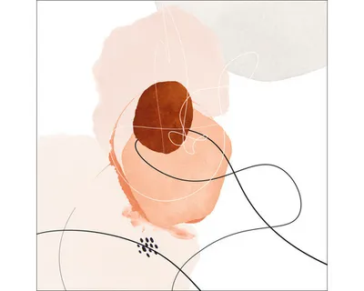 Produktbild von Glasbild Line and Shapes VI 30x30 cm