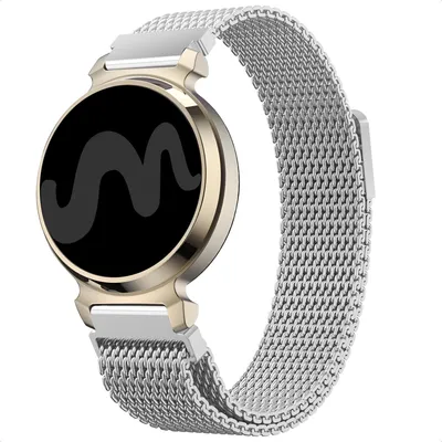 Productafbeelding van imoshion Milanees magnetisch bandje voor de Garmin Lily 2 - Zilver