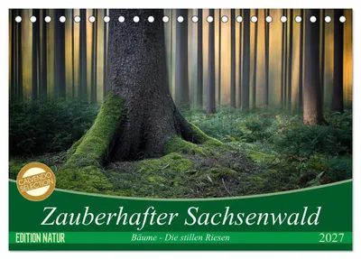 Produktbild von Zauberhafter Sachsenwald (Tischkalender 2027 DIN A5 quer), CALVENDO Monatskalender