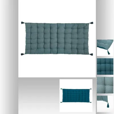 Image de Otto coussin de sol 60x120 cm bleu style boho
