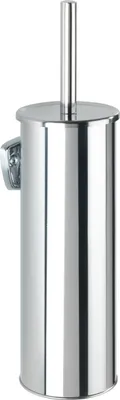 Produktbild von WENKO WC Garnitur Toiletten Bürsten Halter Klo Bad Basic Edelstahl