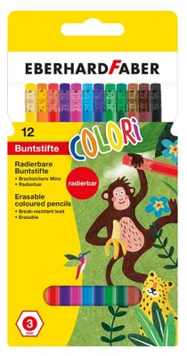 Zdjęcie produktu dla EBERHARD FABER 514817 12 EBERHARD FABER Colori Buntstifte farbsortiert