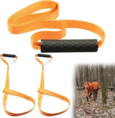 Produktbild von Dertrek Gürtel - 3 St - Orange - Anti-Slip Griff für einfachen Zug
