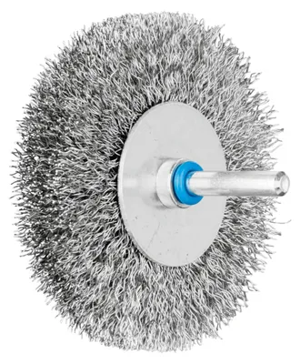 Image de Brosse roulante RBU 8015/6 INOX 0,30 D.80mm 6mm épaisseur du fil 0,3mm VA 15mm 12000min-¹