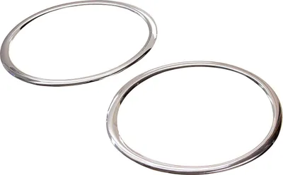 Produktbild von Chrom Scheinwerfer Ringe Rahmen Umrandung Blenden aus Edelstahl für Nissan Juke