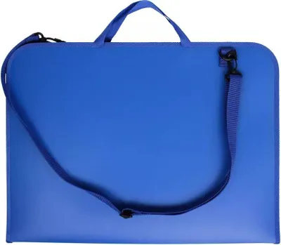 Immagine prodotto di Cartella per disegni A3 con cerniera, blu, Biurfol