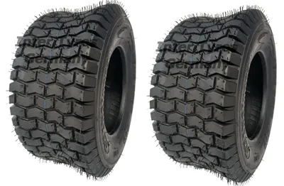 Produktbild von 2x 13x5.00-6 Reifen LG01 Rasenreifen  13x5-6 Reifen für Rasentraktor Aufsitzmäher Schneeräumer Landwirtschaftliche Maschinen  Schneefräse Rasenmäherreifen  Mantel Reifenmantel  13 x 5.00 – 6 13 x 5 - 6