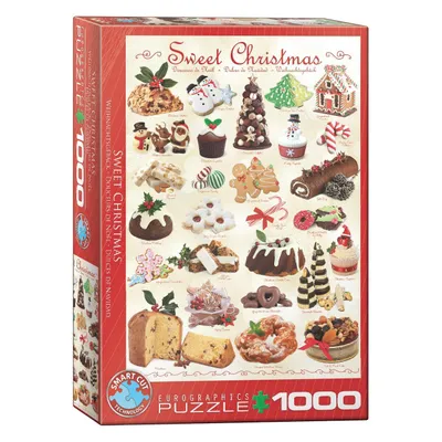 Zdjęcie produktu dla Puzzle 1000 elementów Słodkie Święta
