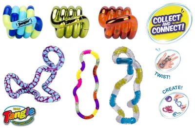 Obrázok produktu pre Sada Tangle – Originálna sada fidget hračiek (farby sa môžu líšiť)