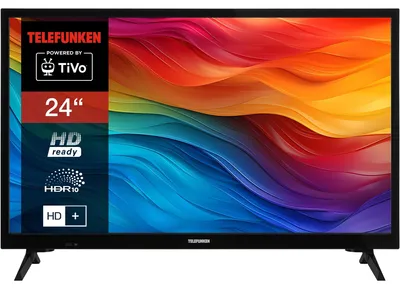 Zdjęcie produktu dla Telewizor Telefunken XH24TO550S 24 cale HD Smart TV HDR, 6 miesięcy HD+ w cenie, potrójny tuner (2026)