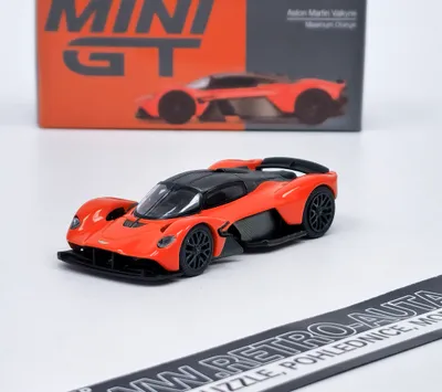 Zdjęcie produktu dla Aston Martin Valkyrie Maximum Orange LHD - Mini GT 1:64