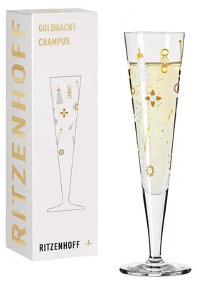 Produktbild von Goldnacht Champagnerglas #40 Von Nathalie Jean