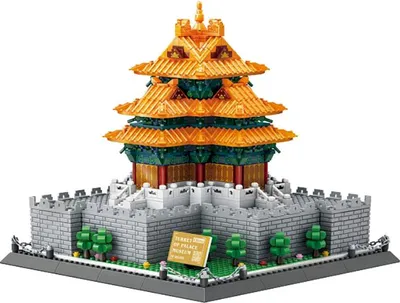 Immagine prodotto di Guancia 5239 - Torre del Museo del Palazzo, 1252 parti | Kit architettonico della Città Proibita, Pechino, Cina