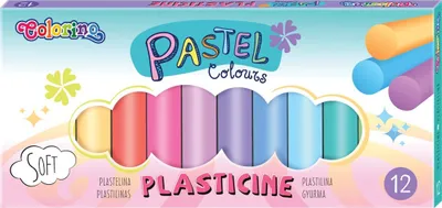 Zdjęcie produktu dla Plastelina Pastel Colorino Kids 12 Kolorów