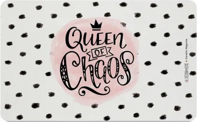 Immagine prodotto di PPD Tray Queen of Chaos, Frühstücksbrettchen, Brettchen, Frühstück, Resopal, 14.3 x 23.3 cm, 661319
