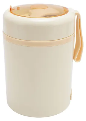 Elektrische Lunchbox 600 ml, 20 W, Edelstahl, 60 °C, beige