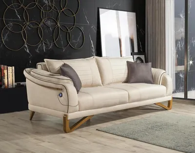 Zdjęcie produktu dla Biały fotel wypoczynkowy designerski fotel jednoosobowy meble tapicerowane tkaniną