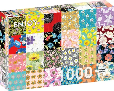 Zdjęcie produktu dla Puzzle 1000 elementów Enjoy – motywy kwiatowe