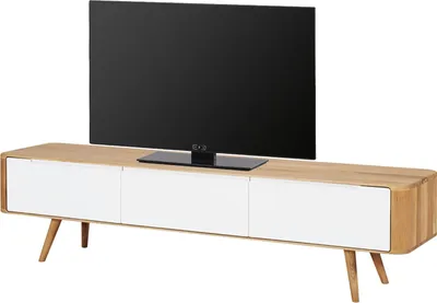 Produktbild von home24 Tv-Lowboard - Wildeiche Teilmassiv