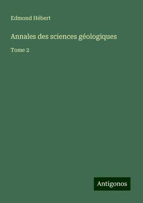 Produktbild von Annales des sciences géologiques