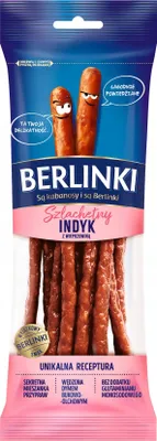 Image de Saucisses de dinde Berlinki 85 g