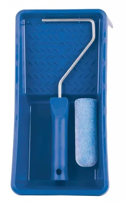 Produktbild von Acrylroller Set Superflock mit Farbwanne & Acrylroller 10cm