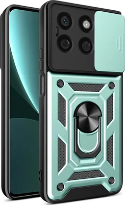 Produktbild von Hülle für Honor X8b Magnetische Ring Ständer Halter Dia Kameraschutz TPU Bumper Silikon Schutzhülle Grün