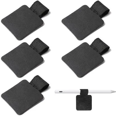 Produktbild von Selbstklebende Stifthalter Clips, 5er Pack, Notizbuchhalter, Mehrfachfunktionsdesign