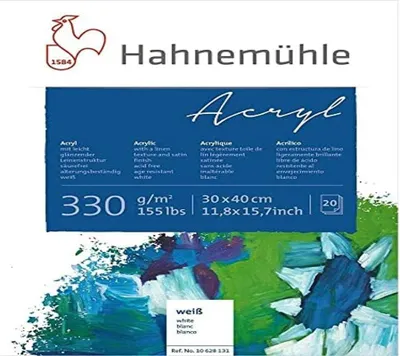 Productafbeelding van Acryl blok, 330 g/m², 30 x 40 cm, 20 vellen