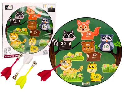 Image de Jeu de fléchettes d'arcade vert animaux magnétiques