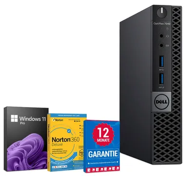 Produktbild von Dell OptiPlex 7040 Mini PC Computer - Intel Core i5-6500T bis zu 4x 3,1 GHz - 8GB RAM 256GB SSD - Windows 11 Pro