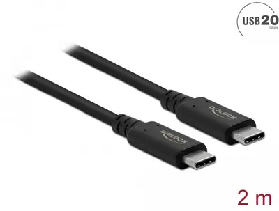 Zdjęcie produktu dla Kabel Delock USB4™ 20 Gb/s, 2 m