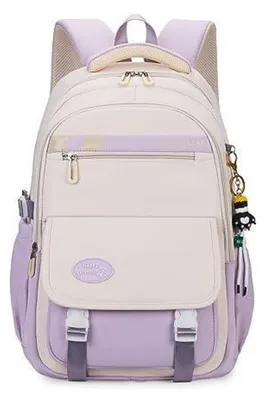 Produktbild von Schulrucksack Daypack für Schüler & Studenten, Lila, Polyester, Multifunktional, Reise, Laptop 15,6 Zoll