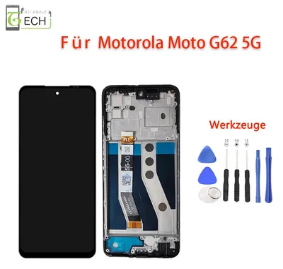 Produktbild von Für Motorola Moto G62 5G XT2223 LCD Display mit Rahmen Touchscreen Bildschirm