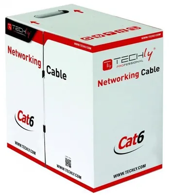 Obrázek produktu pro Techly ITP6-CCA-305-BL, 305 m, Cat6, U/UTP (UTP), Modrá