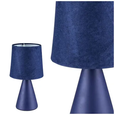 Imagen del producto de Rabalux 2696, lámpara de mesa Nalani, casquillo E14, cerámica, azul, redonda, diseño moderno, diámetro 130 mm