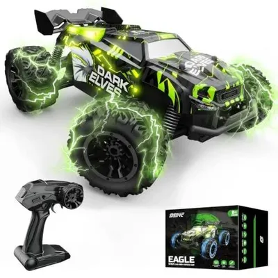 Zdjęcie produktu dla Samochód zdalnie sterowany rc monster truck LED dla chłopca 2 4 ghz