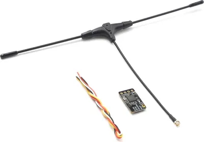 Obrázek produktu pro Přijímač ELRS 915 MHz NANO s anténou typu T, podporuje upgrade WLAN pro dálkově ovládané části dronů FPV