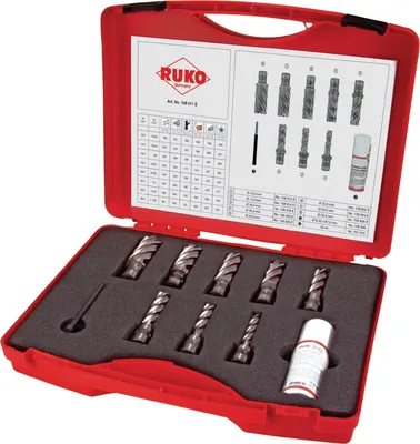Produktbild von Ruko Kernbohrersatz HSS-Co 5 - 108811E