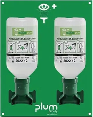 Immagine prodotto di Stazione di lavaggio oculare 2x0,5l H290xL228xP80circa mm Durata di conservazione 3 anni (flacone non aperto)