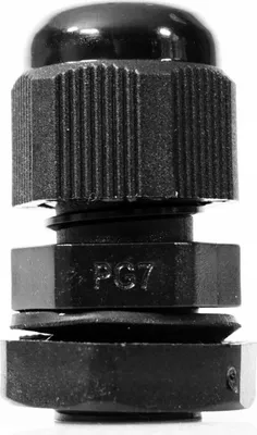 Produktbild von PG 07 Kabelverschraubung mit Gegenmutter 3,5-6 mm IP68 schwarz