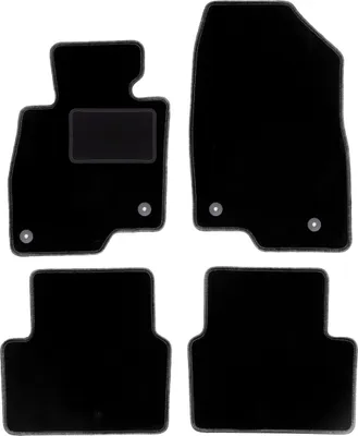 Image de Tapis en velours noir pour : Mazda 3 III (BM) berline à hayon, berline (2013-)