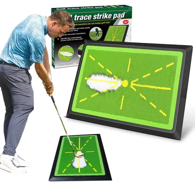 Obrázok produktu pre Podložka na trénovanie golfového úderu – 44 x 31 cm – guma – zelená – na vnútorné aj vonkajšie použitie – tréningová podložka
