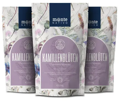 Produktbild von Monte Nativo Kamillenblüten Kräutertee lose 3x250 g
