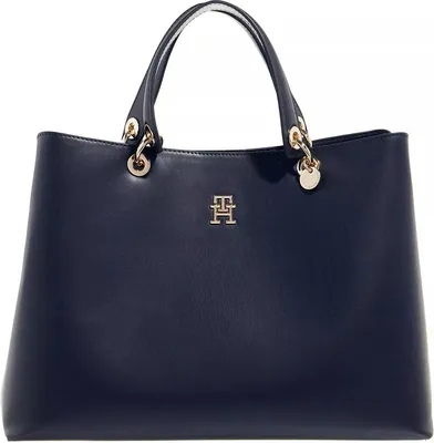 Obrázek produktu pro Tommy Hilfiger Modrá elegantní taška s kovovými detaily štítku