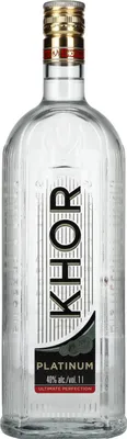 Image de Khortytsa KHOR PLATINUM Vodka 40% Vol. 1l