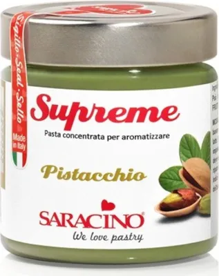 Zdjęcie produktu dla Pasta concentrata per aromatizzare Supreme Pistacchio 200g - Saracino