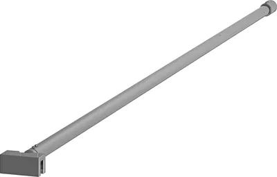 Image de Barre de Fixation Chromée Recoupable pour Paroi de Douche - Longueur 100 cm