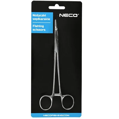 Produktbild von NECO Gebogene Anglerzange 18 cm aus Edelstahl – Hakenlöser