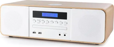 Zdjęcie produktu dla Thomson MIC201IDABBT, System micro domowego audio, Biały, Drewno, 60 W, DAB+, FM, Automatyczne skanowanie, Cyfrowy
